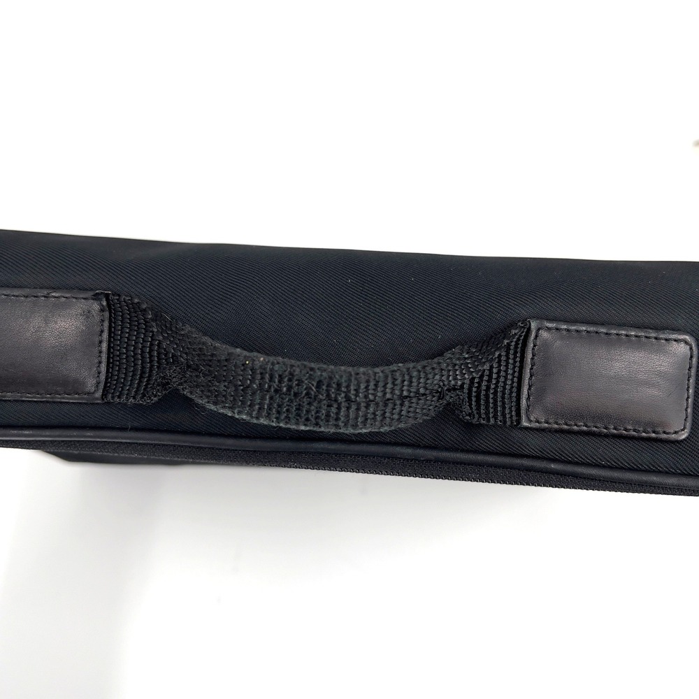 Coach‎ NotebookTablet Case Black Leather Trim Zip Around - Picture 5 of 10